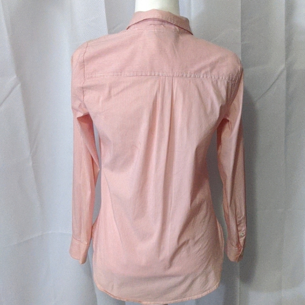 Apt 9   Pink & White Pinstriped Shirt - Picture 4 of 8